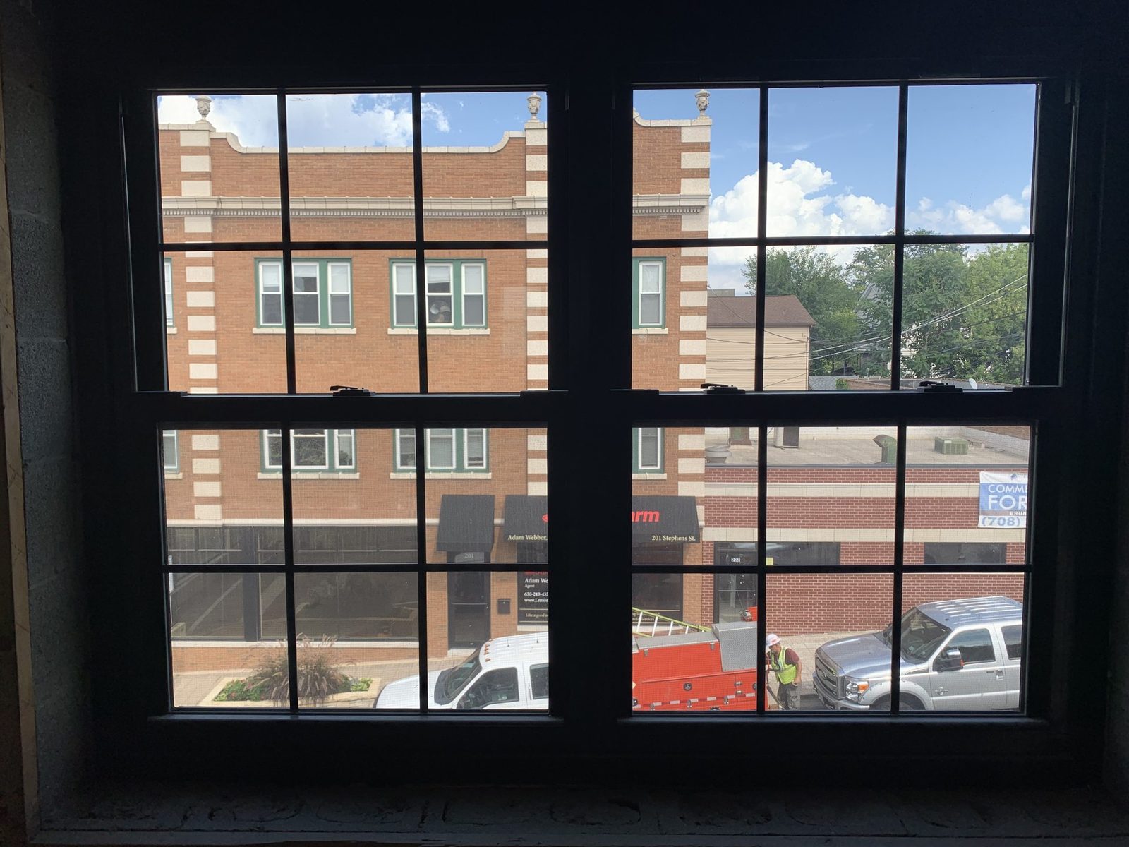 Residential window installation